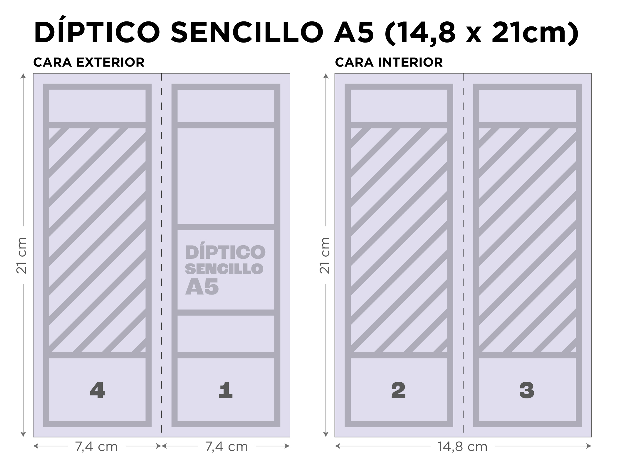 Tipos de plegados: Guía para maquetar folletos díptico sencillo