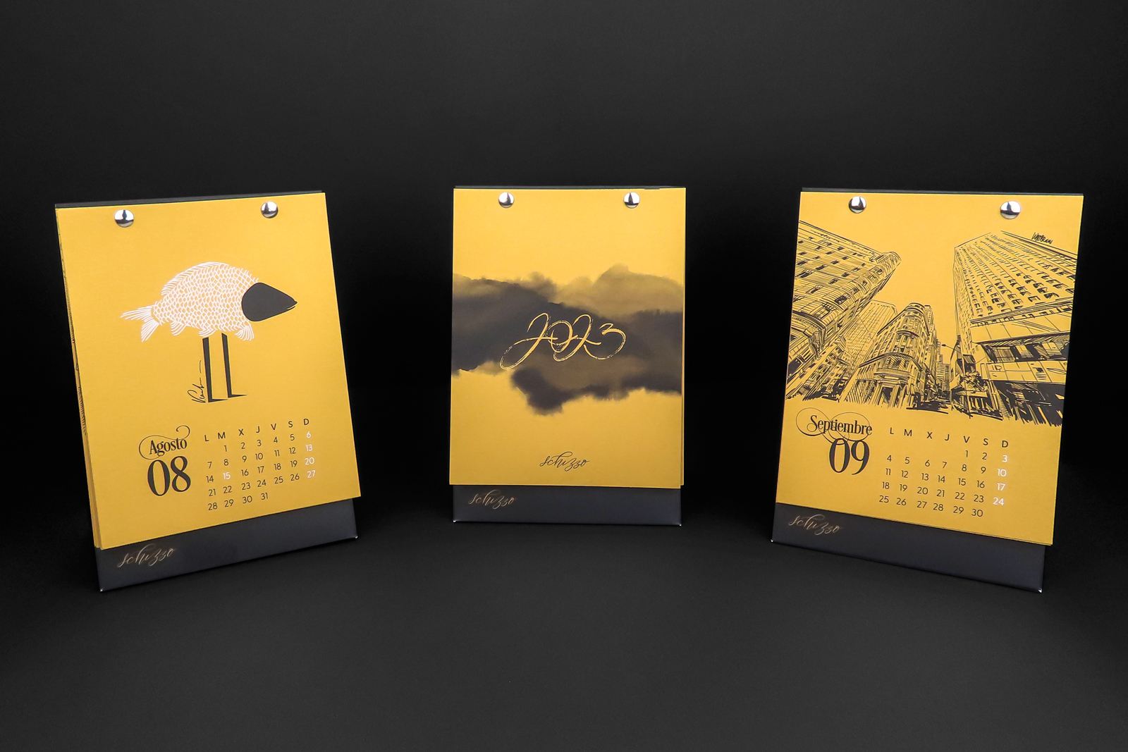 Calendario con plantilla personalizado para clientes VIP