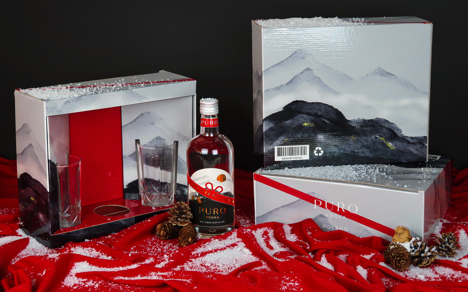 pack navidad para vodka