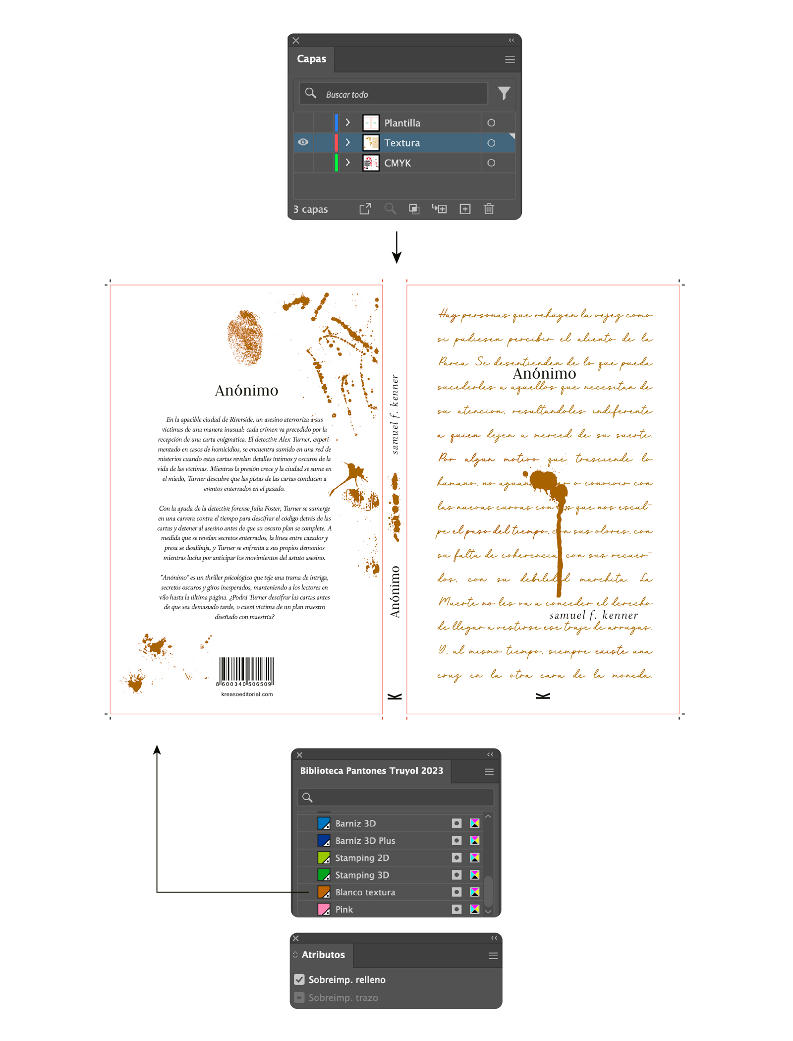 tutorial para diseñar texturas en libros