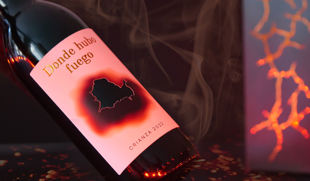 Etiqueta para vino formato benjamín