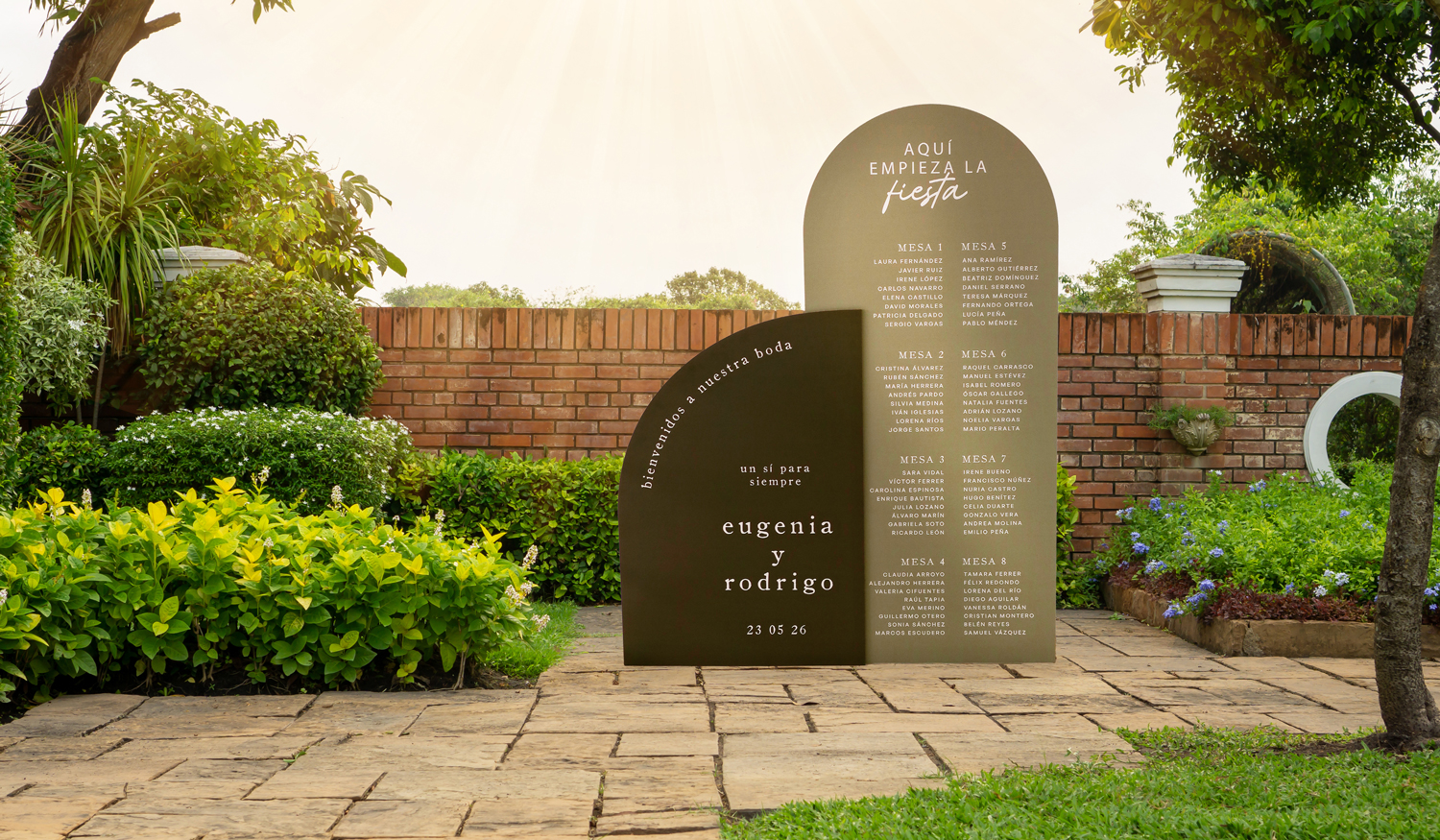 Seating plan para bodas