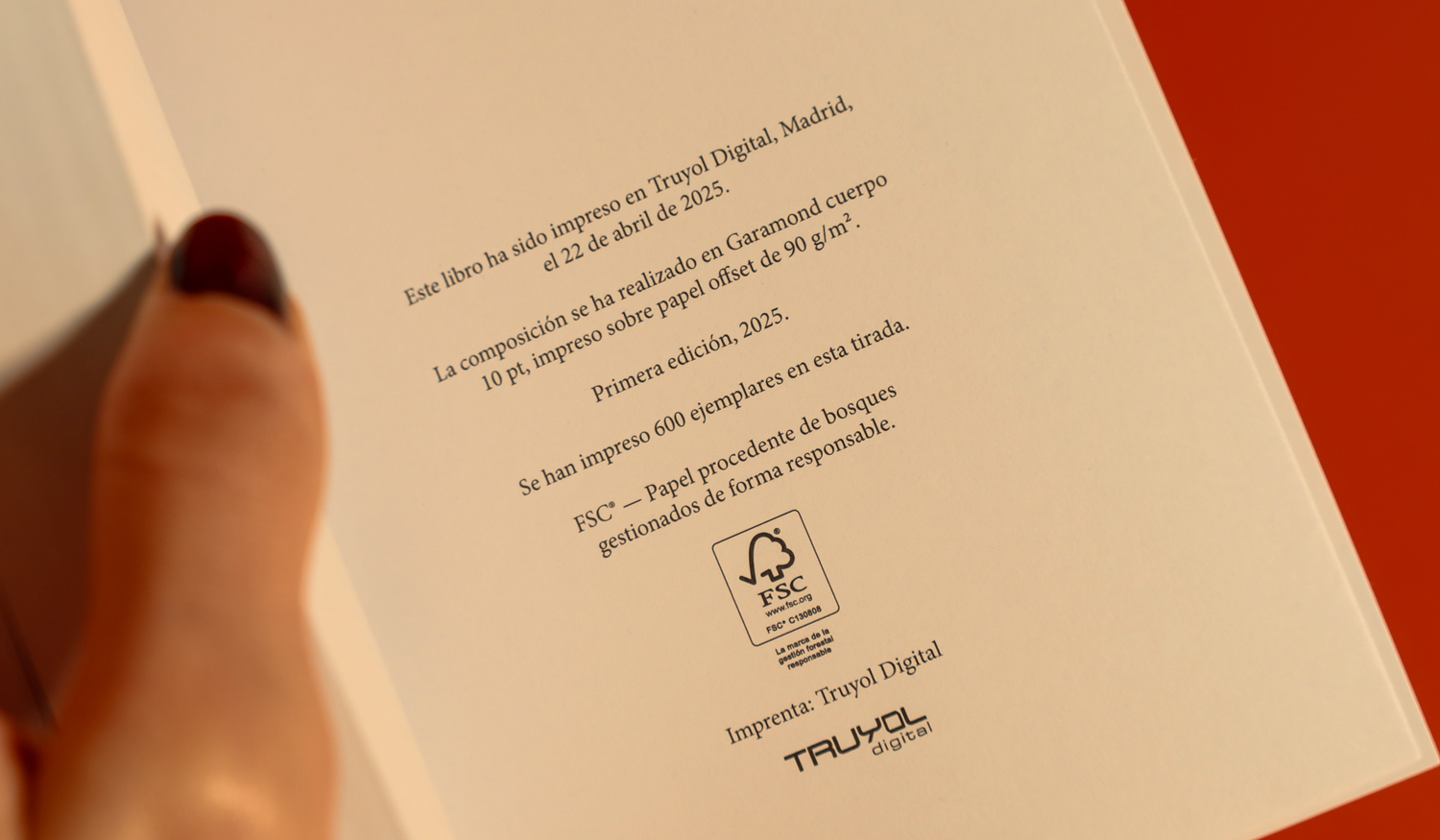 impresión de libros sostenible